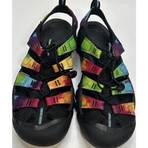 KEEN Newport Retro Sandals Women’s 9.5 Original Tie Die Rainbow Comfort Pride